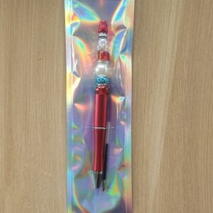 Red Beaded Pen